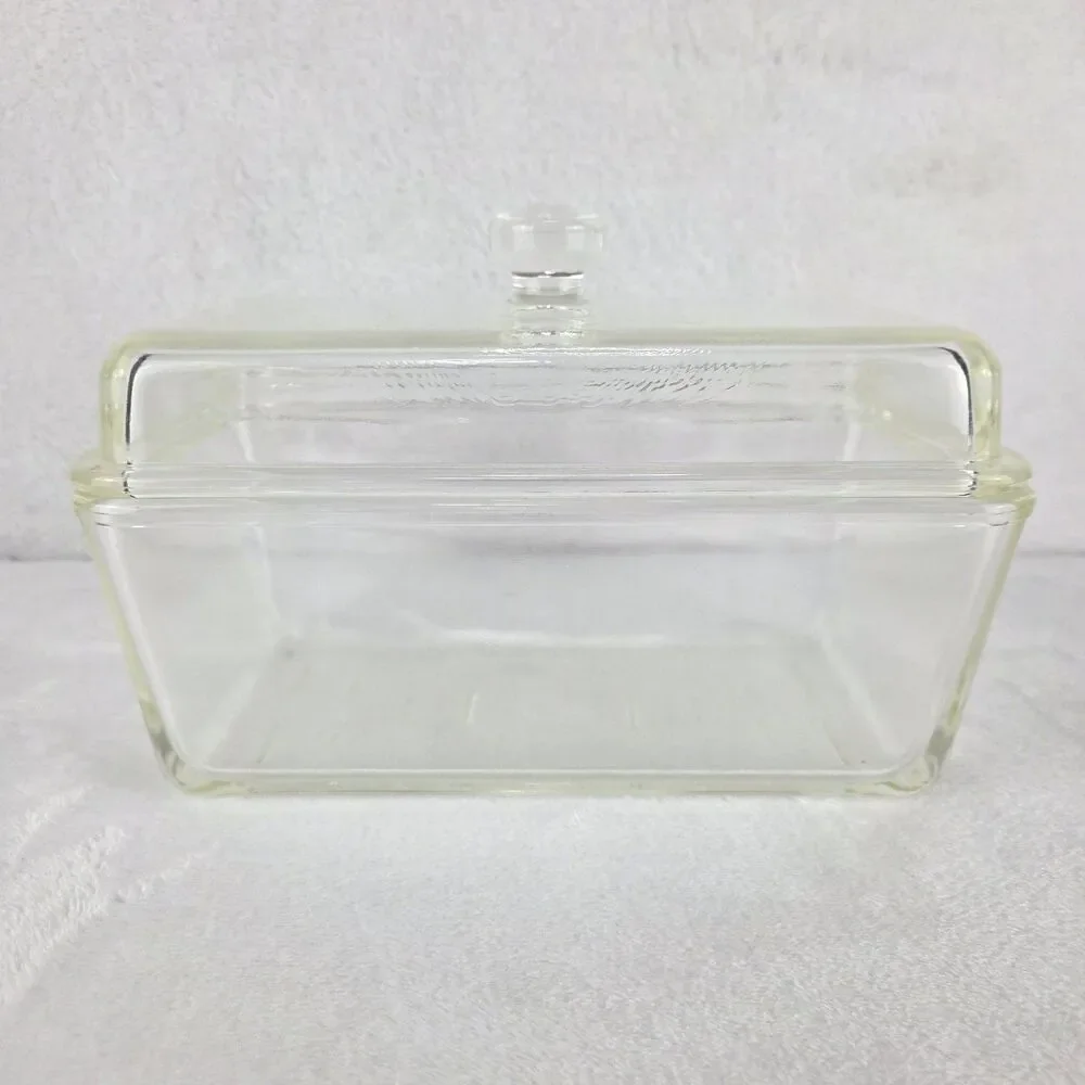 Vintage 1930’s Westinghouse Glass Refrigerator Storage Dish w/Lid 9